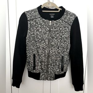Black & White Bomber Jacket